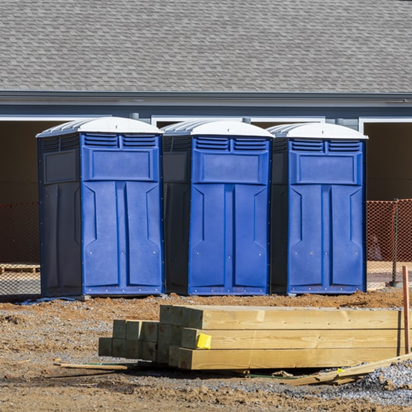 how do you dispose of waste after the portable restrooms have been emptied in Elmwood